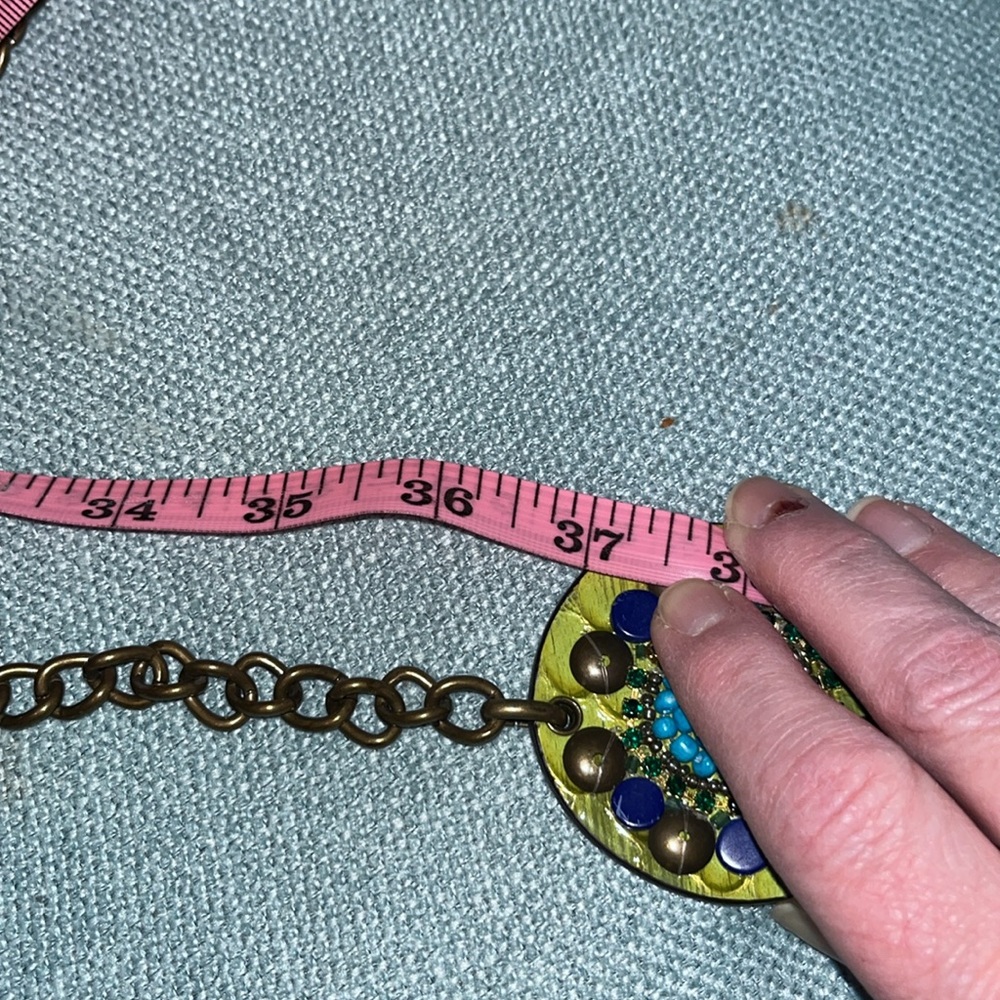 Chicos, EUC, chain belt with stones - Picture 6 of 7